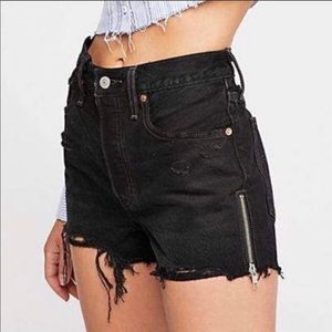 Levi’s 501’s High Waist Jeans Shorts Side ZIP